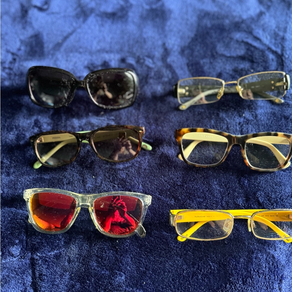 Bundle of 6 sunglasses/prescription frames, guc